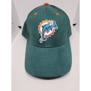Miami dolphins Hat Cap Strapback Adult One Size Blue Adjustable Casual NFL